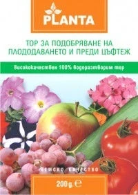 Специализирани торове Тор за подобряване на плододаването и преди цъфтеж